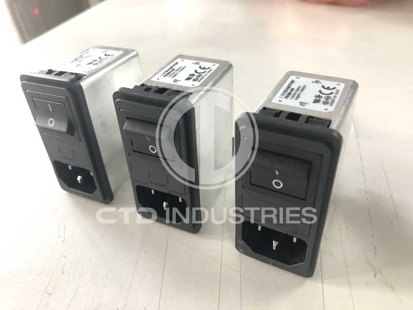 AC Power Entry Module Schaffner FN286-4-06