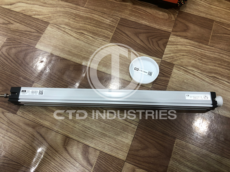Cảm biến vị trí tuyến tính Minuo KTC-350mm