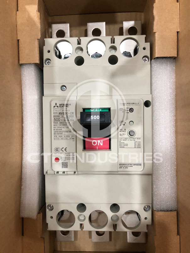CB khối chống giật Mitsubishi NV630-CW 3P 500A