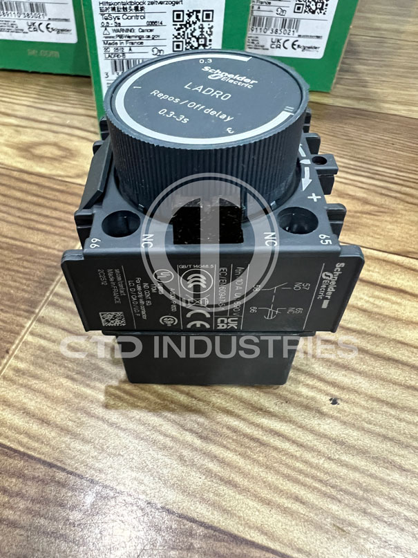 Khối tiếp điểm phụ trễ thời gian Schneider LADR0